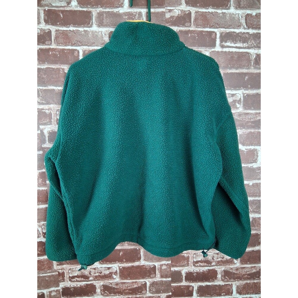 Womens Oversized Green Fleece Cozy Sweatshirt WILO THE LABEL Small Pullover - Picture 2 of 9
